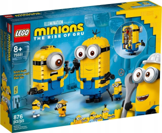 LEGO 75551 prisluhovači Minions z blokov a jamôk