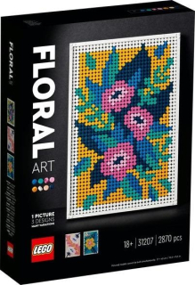 Stavebnica LEGO Art - Lego art 31207 kvety kytice darček pre ženy