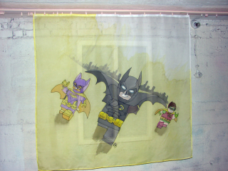 Záclony do detskej izby - Lego Batman firana FIRANKA Woal Curtain záruke!