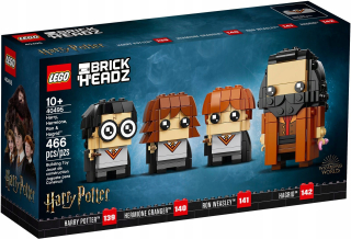 Stavebnica LEGO BrickHeadz - Lego Brickhead Harry, Hermiona, Ron, Hagrid 40495