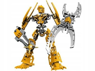 LEGO Bionicle 8989 Mata Nui použila kompletnú súpravu robota Glatorian