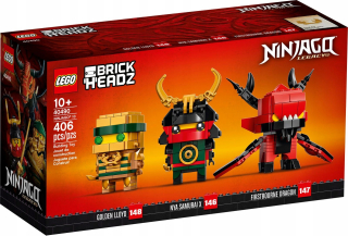 Stavebnica LEGO BrickHeadz - Lego Brickhead Ninjago 10 40490 MISB