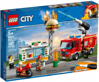 Lego City 60214 na záchranu v horiacej bare