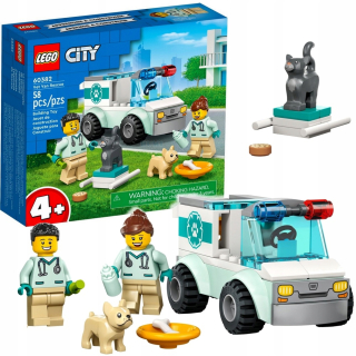 Stavebnica LEGO City - LEGO CITY 60382 VET - ZACHYTENIE ZVIERAT