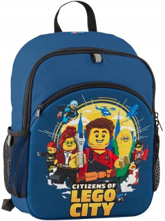 LEGO City LEGO Shades of Blue jednokomorový školský batoh, Multicolor, 11 rokov