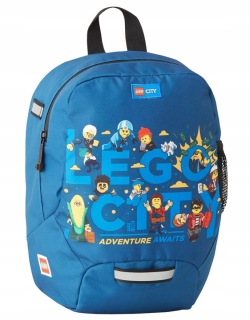 Jednokomorový batoh do škôlky LEGO City LEGO boys Odtiene modrej