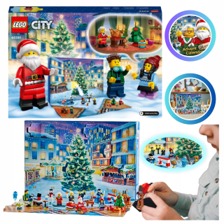 SADA ADVENTNÉHO KALENDÁRA LEGO CITY 2023 NOVÉ DARČEK FÓGIE XXL