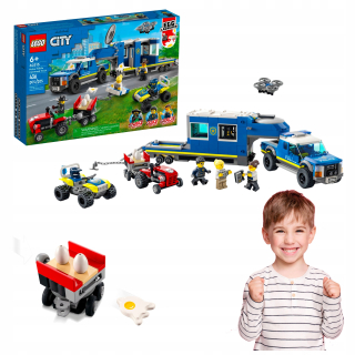 LEGO súprava - LEGO CITY MOBILNÉ POLICAJNÉ VELITEĽSKÉ CENTRUM 5v1
