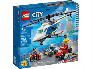 Lego City Policajný vrtuľník Chase 60243