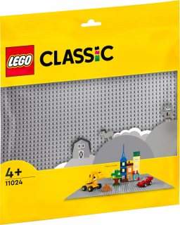 LEGO doska - LEGO CLASSIC 11024 Sivá základná doska