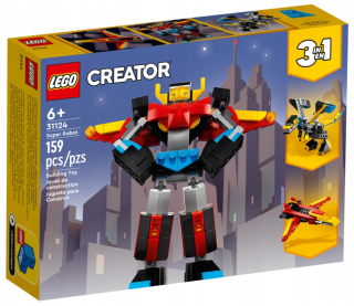 Stavebnica LEGO Creator 3 w 1 - Tvorca LEGO 31124 Super Robot 3in1 Transformers 6+