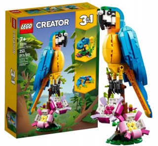 LEGO CREATOR 31136 Exotická ryba papagáj 3v1