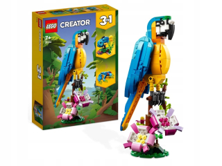 Stavebnica LEGO Creator 3 w 1 - Tvorca Lego 3in1 exotický papagáj 31136