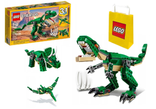 LEGO CREATOR 7+ MIGHTY DINOSAURS T-REX 3v1 31058