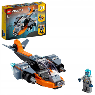 Stavebnica LEGO Creator 3 w 1 - Tvorca Lego Cyberdron 31111