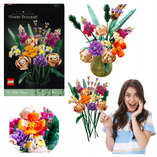 LEGO súprava - LEGO CREATOR EXPERT KYTICA Z POLNÝCH KVETIEK DEKORÁCIA