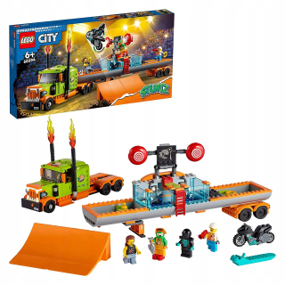 Stavebnica LEGO City - Lego City 60294 kaskadérsky nákladný automobil