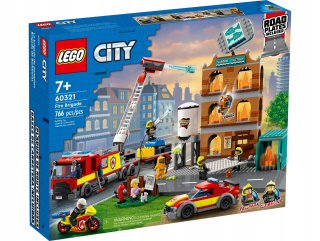 Stavebnica LEGO City - LEGO City 60321 Požiarne tehly 766 ks NOVINKA
