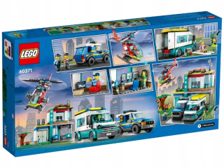 Stavebnica LEGO City - Lego City 60371 Parkovanie pre vozidlá