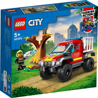 Stavebnica LEGO City - Lego City 60393 Hasičská misia 4x4