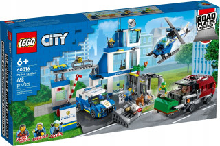 Stavebnica LEGO City - Mestská policajná stanica LEGO 60316 Sídlo mesto