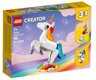 Stavebnica LEGO Creator 3 w 1 - LEGO Creator 31140 Čarovný kôň jednorožec 7+