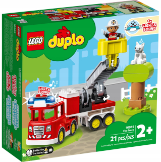 Stavebnica LEGO DUPLO - LEGO DUPLO 10969 Hasičský hasičský vozík
