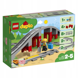 Lego Duplo železničné trate a viadukt 10872