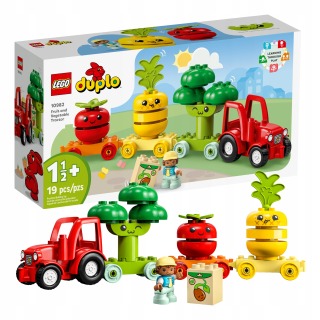 Stavebnica LEGO DUPLO - Lego Duplo Tractor so zeleninou a ovocie 10982
