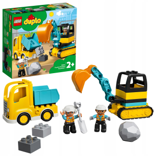 LEGO Duplo 10931 Nákladné a pásové rýpadlo