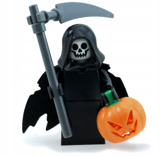 LEGO Death of the Grim Reaper tekvicová kosa Grim Reaper + Jack O' Lantern Halloween