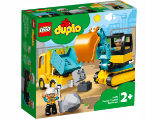 Lego Duplo Truck a pásové rýpadlo 10931