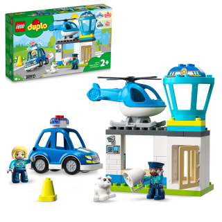 LEGO DUPLO Policajná stanica auto vrtuľník