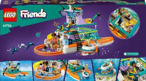 Stavebnica LEGO Friends - Lego priatelia 41734 Morska Lodz Lodz Lodz