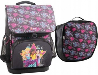Školský batoh - LEGO Friends School Backpack Optimo Girls Rock Rock