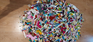 LEGO Friends / Elves MIX 320g + 2 figúrky + zvieratko + doplnky + kvety