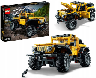 Realistické bloky lego jeep wrangler field car Technic xl set