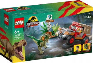 Stavebnica LEGO Jurassic World - LEGO Jurský svet 76958 Dilophosaurus Ambush