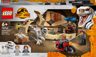 Stavebnica LEGO Jurassic World - LEGO JURASSIC WORLD 76945 PUNSIT na motocykli