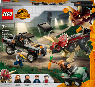 Stavebnica LEGO Jurassic World - LEGO JURASSIC WORLD TRICERATOPS A AMBUSH 76950