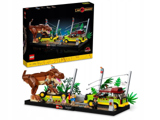 Stavebnica LEGO Jurassic World - Hluk, hrdzavý králik miluś ruže Akpol dieťa