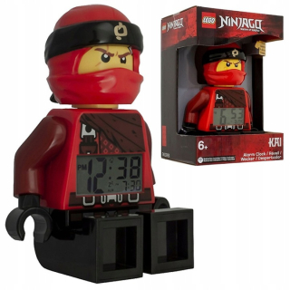 Akčná figúrka, postavička - Lego LED figúrka Ninjago Clock Budík Kai