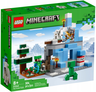 Stavebnica LEGO Minecraft - Lego Maincraft 21243 Snowy Peaks Creeper Mob