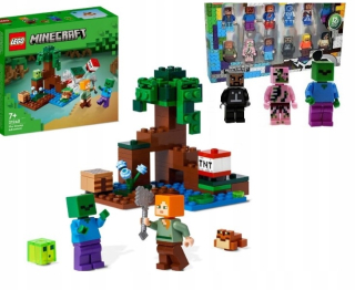 Stavebnica LEGO Minecraft - LEGO MINECRAFT SLADKÉ DOBRODRUŽSTVO + 12 POSTAVIEK