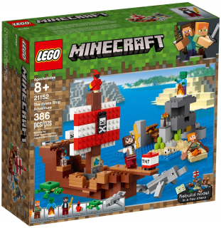 Lego Minecraft dobrodružstvo na pirátskej lodi 21152