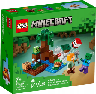 Stavebnica LEGO Minecraft - Lego Minecraft 21240 dobrodružstvo na mokradiach TNT 7+