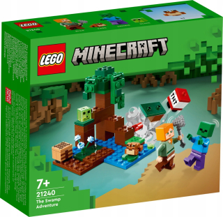 Stavebnica LEGO Minecraft - Lego Minecraft 21240 dobrodružstvo v mokradiach