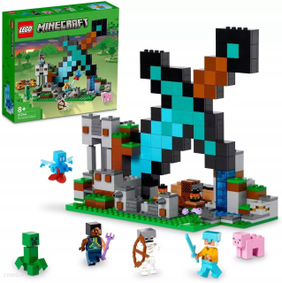 Stavebnica LEGO Jurassic World - Lego Minecraft 21244 Sword Bastion Great Gift