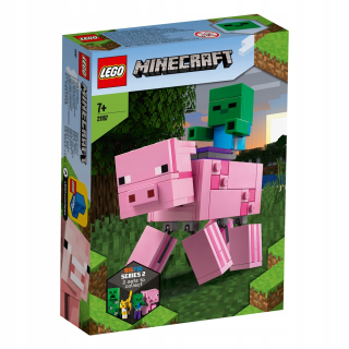 Lego Minecraft Bigfig - Pig a Small Zombie 21157