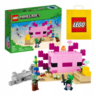 Stavebnica LEGO Minecraft - Psa hliadka maskot psov pies Liberty Plush 15 cm
